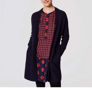 LOFT Navy Blue Cardigan